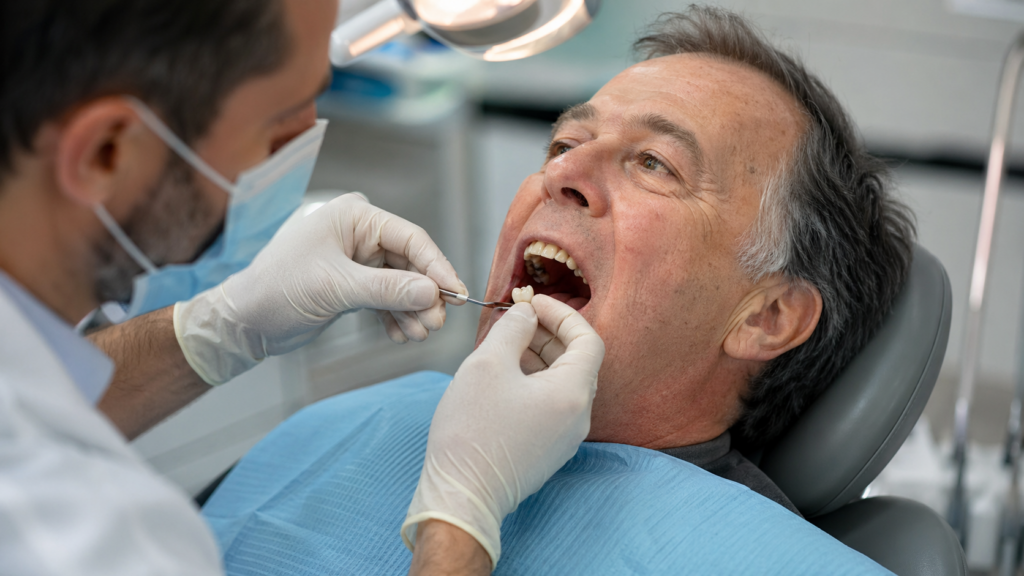 nasadenie zubného mostíka